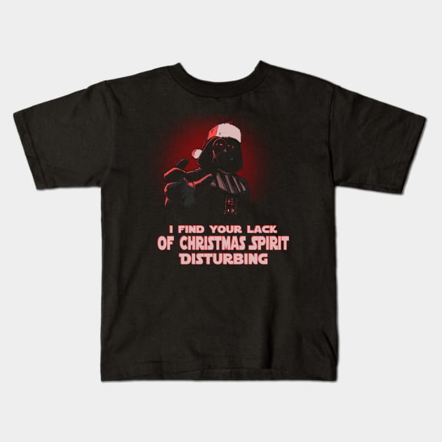 Disturbing Xmas Kids T-Shirt by AndreusD